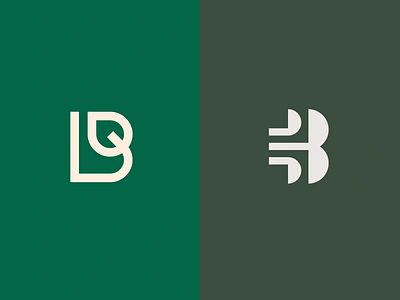 B and Leaf Logomarks b b letter bio branding grow leaf leaf logo lettermark logo logomark natural organic plant