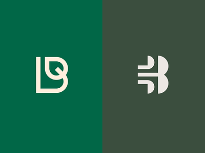 B and Leaf Logomarks b b letter bio branding grow leaf leaf logo lettermark logo logomark natural organic plant
