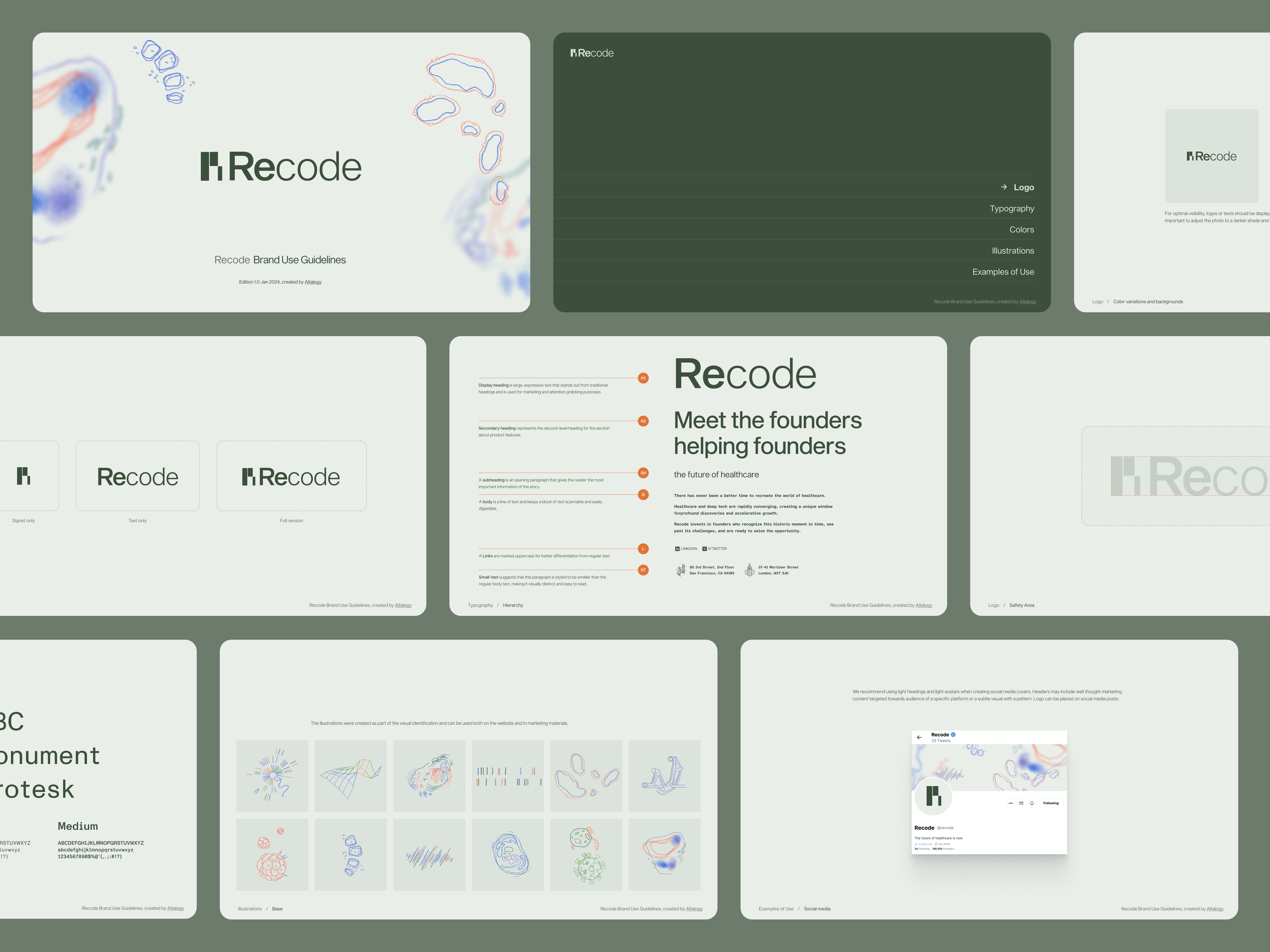Biotech vc firm branding biotech brand branding design graphic design illustration logo procreate ui ux