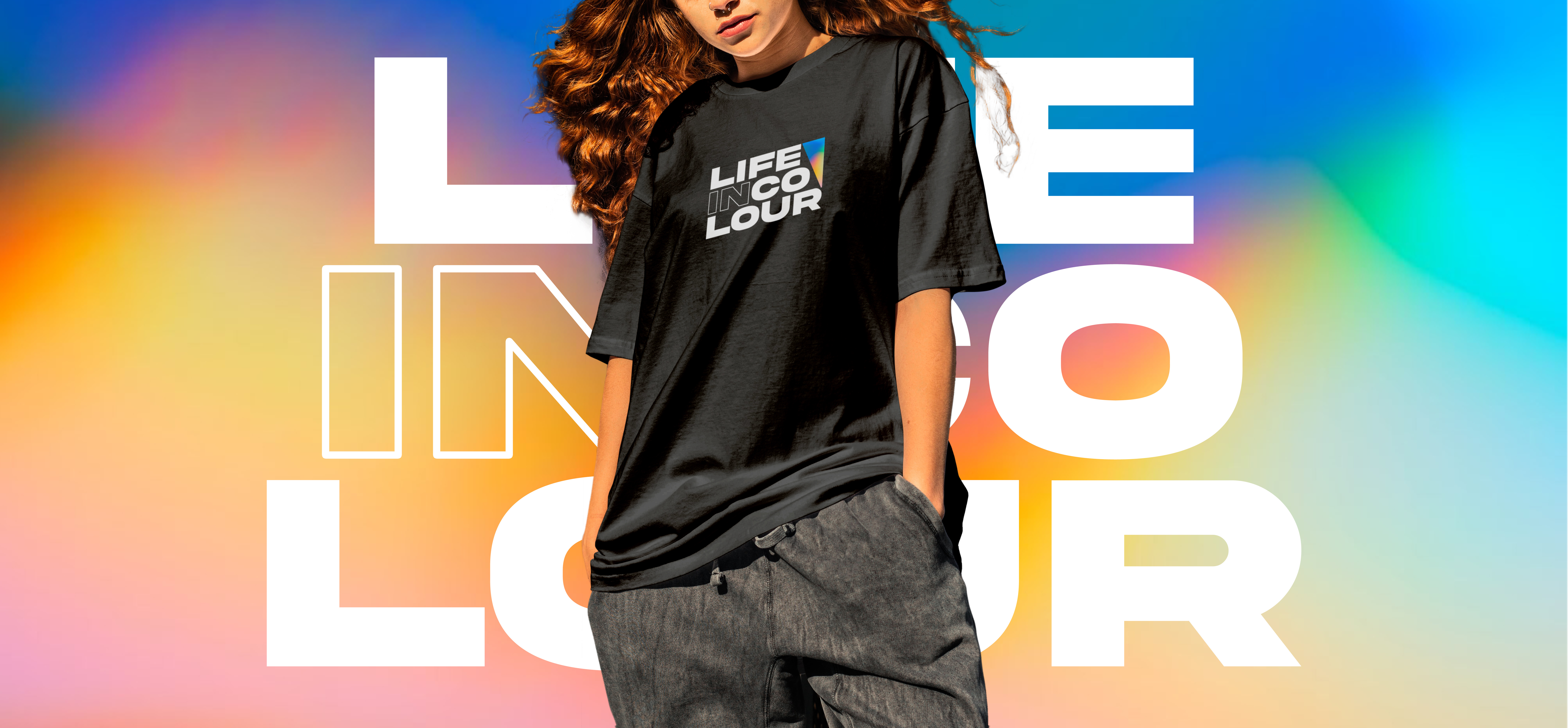 L I F E I N C O L O U R branding graphic design logo ui