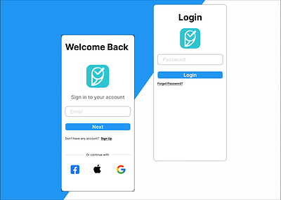 Simple Login Page graphic design u ui