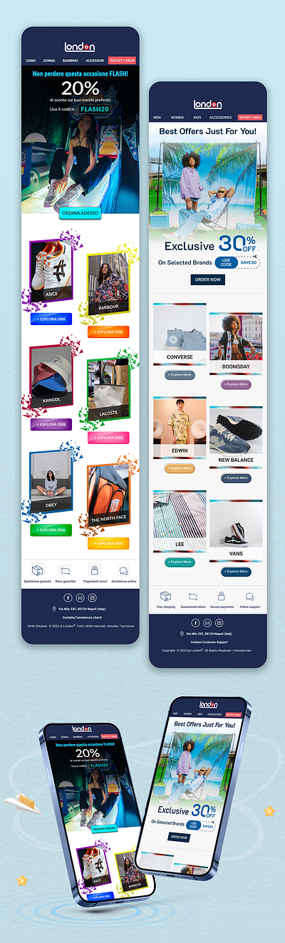 Fashion & Clothing Industry Email Designs | InboxArmy email campaign email marketing email templates