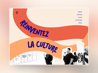 Buncoeur • Cultural Center • Landing Page branding cultural festival figma graphic graphic design logo music ui webdesign website