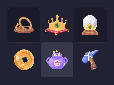 Animated Medieval Icons ancient animation fairytale flat design game icons graphic design history icon animation icons kingdom magic medieval medieval icons middle age potions royal treasures vectors weapons