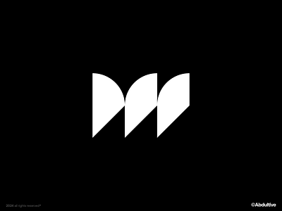 monogram letter M logo exploration .008 brand branding design digital geometric graphic design icon letter m logo marks minimal modern logo monochrome monogram negative space