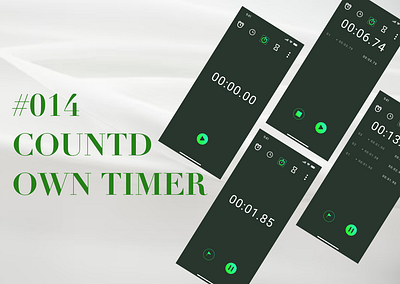 UI challenge #014 Countdown Timer in mobile 014 countdown timer challenge design desing uxui mobile ui ux