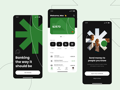 Mobile Application app application banking design finance investing mobile ui