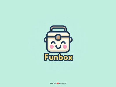 Yet another minimalistic logo option for Fun Box by Usercible app branding design graphic design illustration logo ui ux uxdesign vector