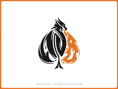 Dragon Logo brand branding creature dragon fantasy fire flame logo logo design logotype tail