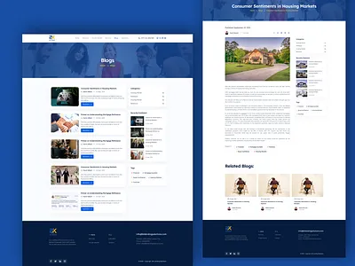 Blogs Listings & Detail page for Mortgage Broker Website article australia bk lending blog blog listing page blogs blogs detail modern blog design mortgage blogs