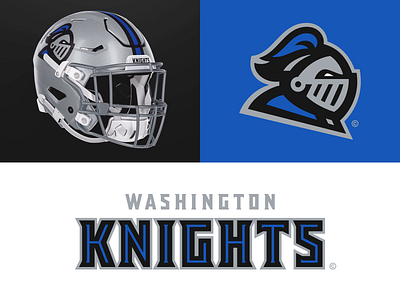 02/32 – Washington Knights branding dc design football illustration knights logo medieval shield sports sportsbranding typography washington
