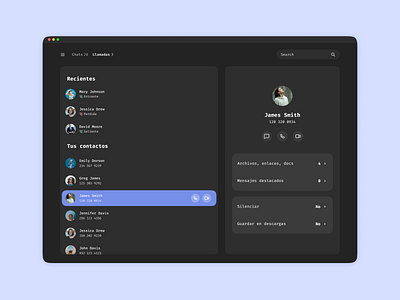 Contact list dark version android app appdesign application clean contactlist dark darkmode design dribbble ios list listuser ui uidesign uiux users ux web webdesign