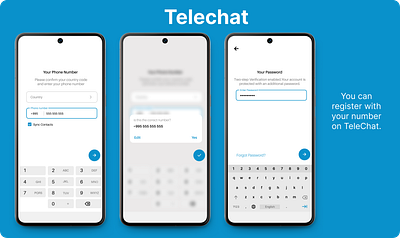 Telechat : More than only chatting app can do figma figmacommunity ui uiux