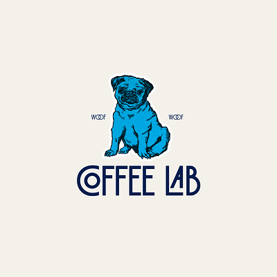 Retro logo: Coffee Lab brand branding coffeelab greek illustration logo logotype retro