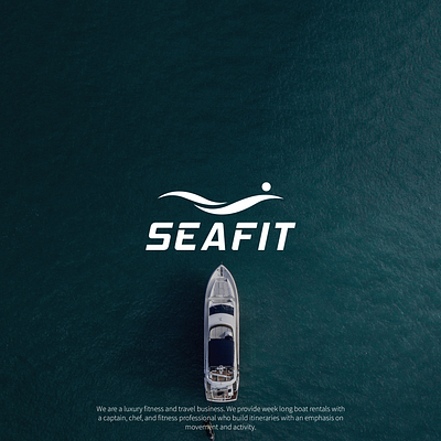 seafit logo concept branding design graphic design illustration logo logo company logo maker ui vector