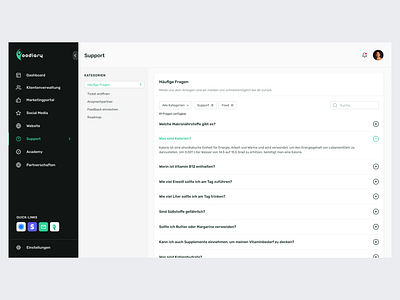 SAAS - FAQ dashboard design design minimal ui uiux uxdesign