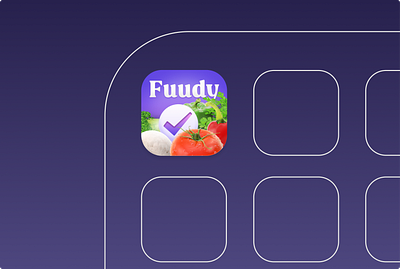 Fuudy App Icon app appicon branding icon logo