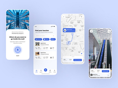 AI Mall Map and Store Finder app @appdesign @uidesign @uxdesign aimobileapps casestudy productdesign ui uiinspirational uiuxdesign ux uxdesign