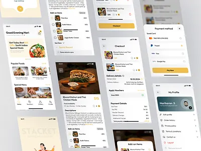 Catering Management App catering app catering service catering service app design trends food app food app design food application food collection food delivery food delivery app food order app mobile app top designer ui design ui trends ux ui design uxdesign