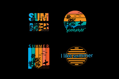 summer typography design branding clothing t shirt design cool t shirt design design free graphic design illustration logo logo design new orange paid popular summer vector viral
