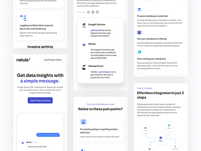 Natula.io • Responsive Landing Page clean design clean ui design figma landing page landing page design minimalism mobile app mobile design responsive responsive design ui ui design ux web design