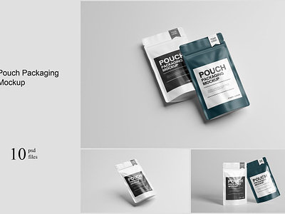 Pouch Packaging Mockup bag cereal chips coffee container cookie cookies doy doypack foil food bag glossy matt bag package design packaging pouch packaging mockup product mockup stand up pouches v window pouch