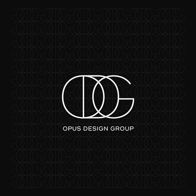 OPUS DESIGN GROUP MONOGRAM brand brand identity branding design event designer graphic design identity inspiration logo monogram