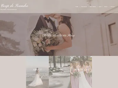 Photographer Squarespace Template blog photographer photography portfolio premade squarespace template we web design website