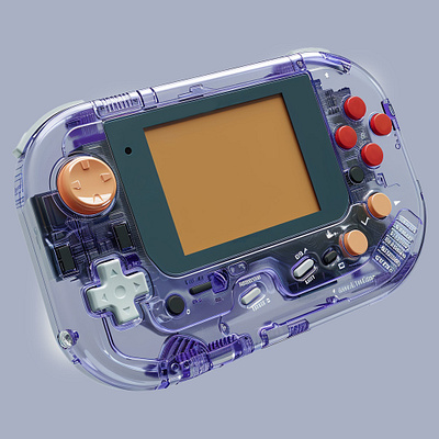 🕹 Game Boy 3d gamdeboy isometric minimal nintendo plastic transparent