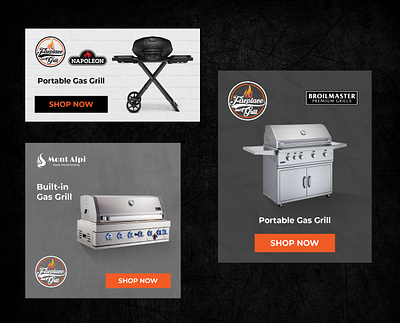 Fireplace and Grill PMAX ad ads fireplace graphic design grill meta pmax social media ui