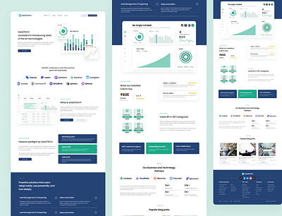 SaaS Product Landing Page analytics clean corporate website design hero section landing page design landingpage minimal product landing product website promo landing page saas design ui ux visual identity web design webflow
