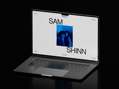 Sam Shinn homepage homepage minimalist photo photograpgh portfolio website practice simple web design website