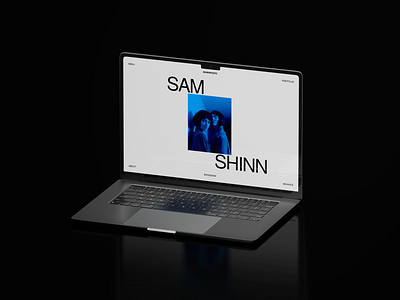 Sam Shinn homepage homepage minimalist photo photograpgh portfolio website practice simple web design website