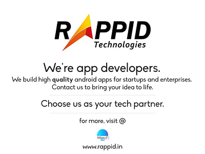 Rappid Technologies - Rappid.in app branding development software ui website