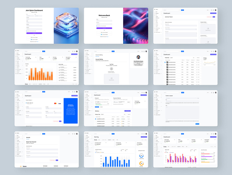UI UX Dashboard Store by Indra Maulana Agung on Dribbble
