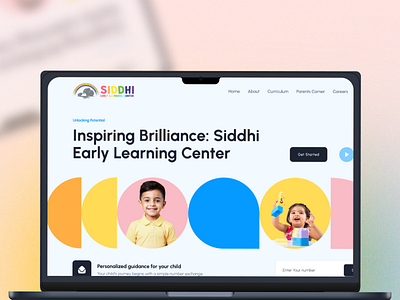 Siddhi Early Learning Center: Website User Interface 💚 branding design designer developer development graphic design illustration minimal studio typography ui user experience user interface ux vector web web agency website