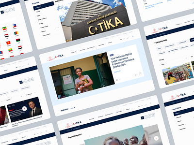 TIKA: Website branding culture design gov graphic design turkey ui ux vector web website