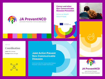 JAPNCD Branding brand branding colourful europe health logo logotype