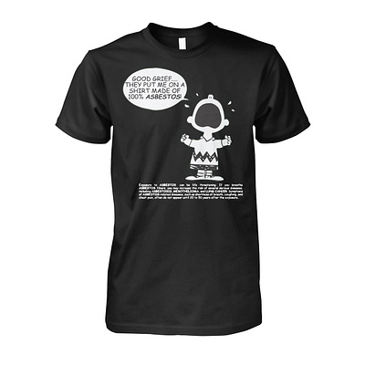 Charlie Brown Asbestos Shirt design illustration