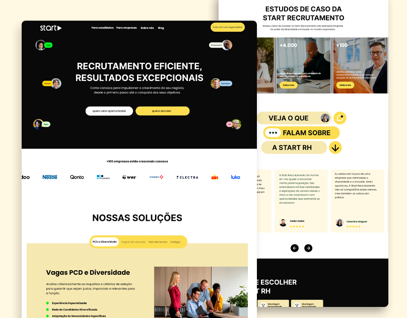 Start - Website Design ui web design website