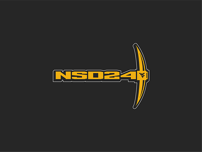 WVU Football NSD 2024 Logo graphic design logo