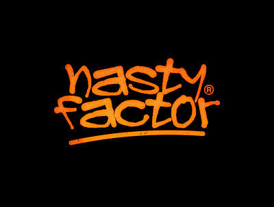 Nasty Factor - Hip Hop Artist branding graphic design logo
