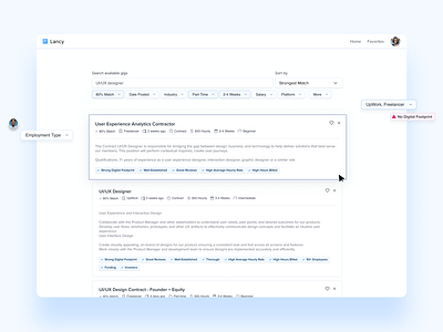 Lancy Freelancing Aggregator