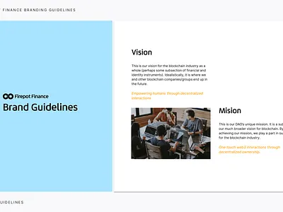 Brand Guidelines for Finance Startup branding graphic design logo