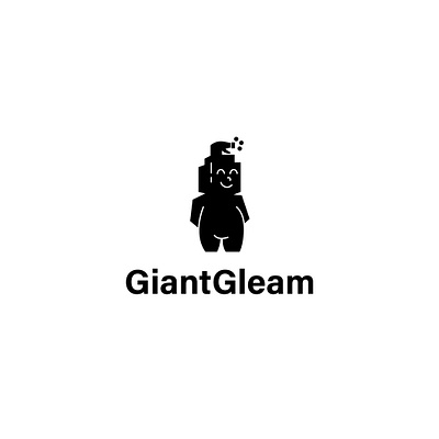 GiantGleam brand identity branding branding design clean cleaning giant gleam icon logo logo design vector