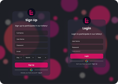 Sign Up/Login Form - DailyUI dailyul figma form signup ui