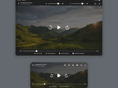 Daily UI - 057 Video Player app daily ui design mobile app mobile design ui ui design ux ux design video player