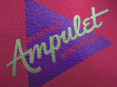 Ampulet branding lettering logo type typography
