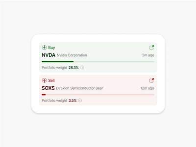Trade History activity buy crypto data visualization fintech portfolio sell stocks trading widget
