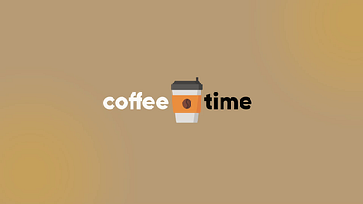 ☕️Coffee Time - Logo animation 2d 2d branding animated logo animation logo logo animation logotype motion graphics